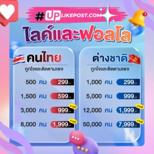 บริการเพิ่มไลค์ ผู้ติดตาม การมองเห็น SEO และการตลาดออนไลน์ครบวงจรกับ Uplikepost 4 uplikepost 3