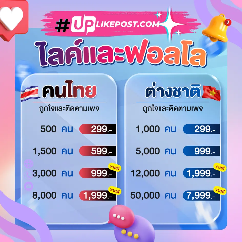บริการปั๊มไลค์ uplikepost (3) uplikepost 3
