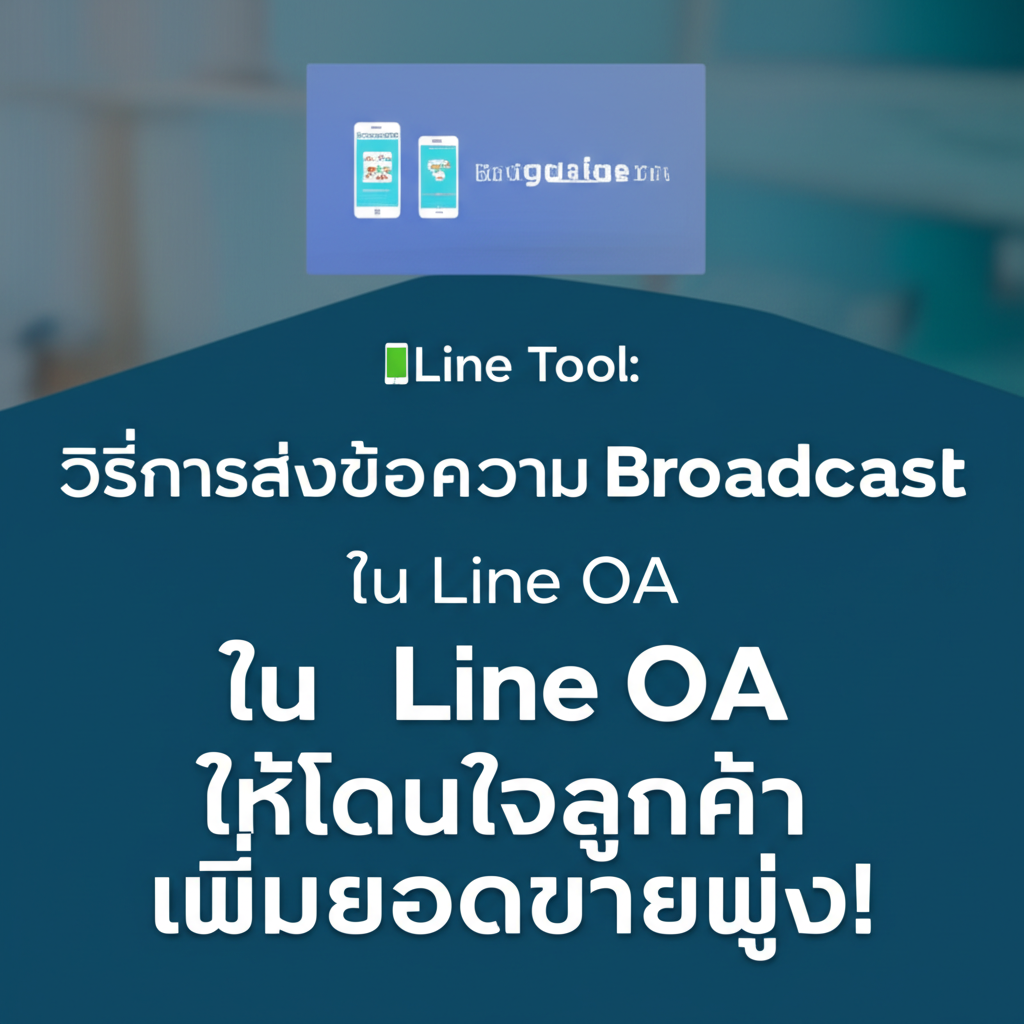 📱Line Tool: วิธีการส่งข้อความ Broadcast ใน Line OA ให้โดนใจลูกค้า เพิ่มยอดขายพุ่ง! 1 featured image 1755425231333